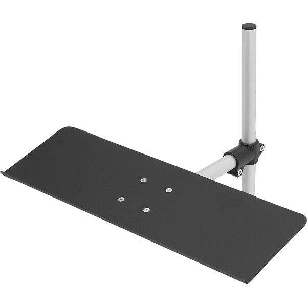 Monitor Bracket Keyboard Tray, Thermoplastic, Comp:Aluminum